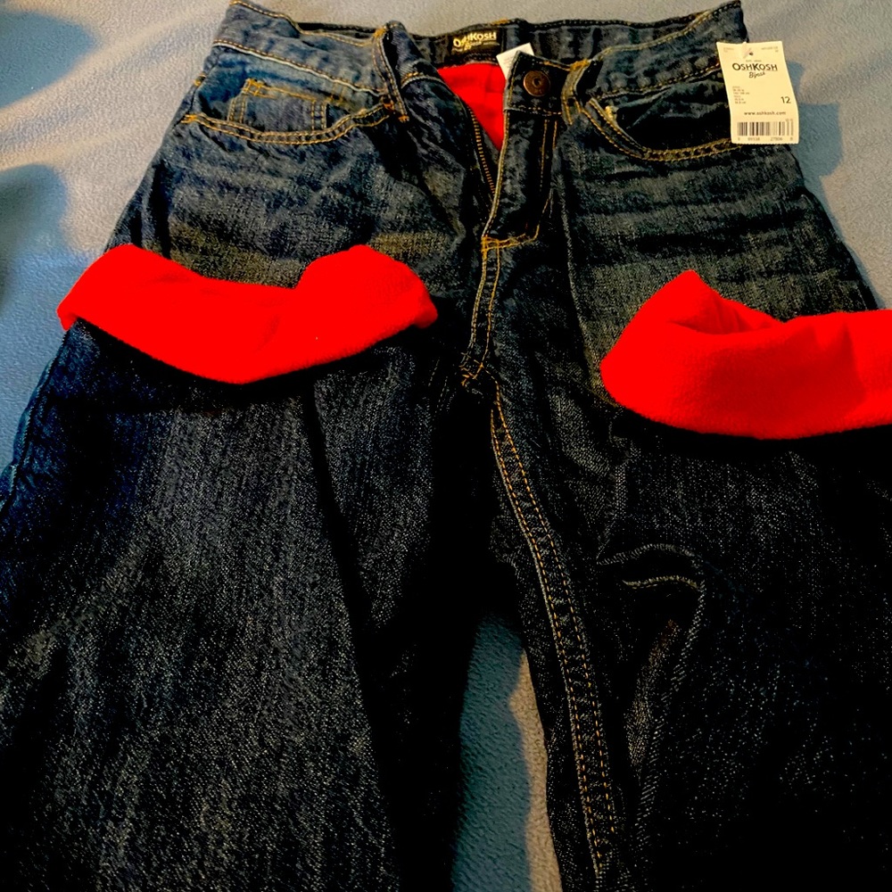 Boy’s fleece lined jeans